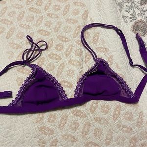 La Perla purple strappy bralette